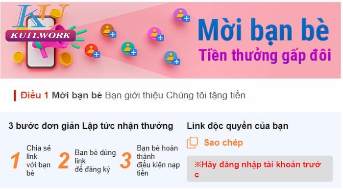 Khuyến mại giới thiệu bạn mới Ku11