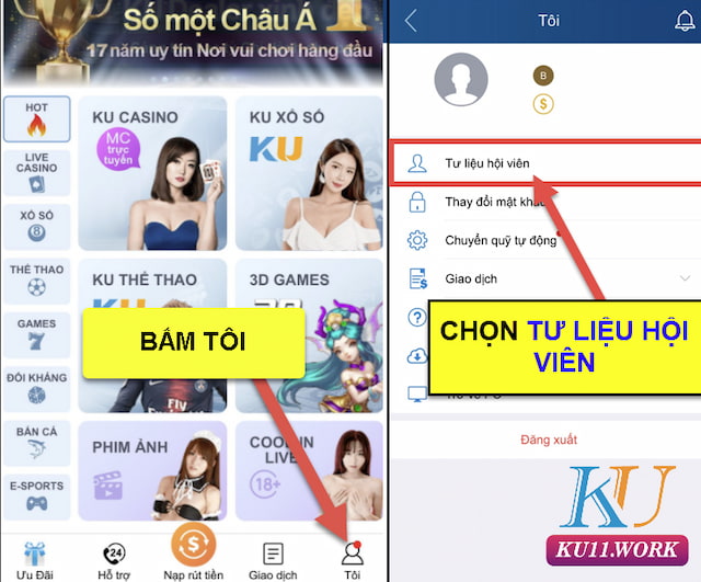 Chọn mục tư liệu hội viên